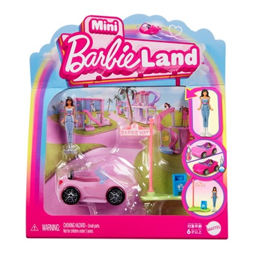 バービー HYF42 ミニバービーランド コンバーチブル 0194735245215 6歳