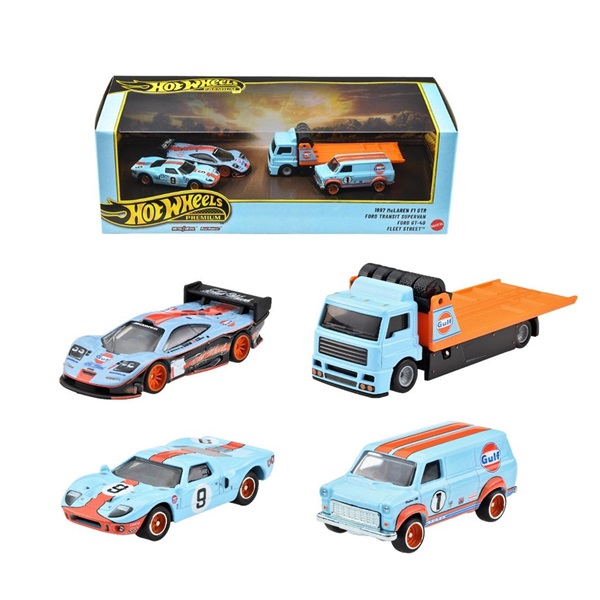 ホットウィール カーカルチャー ガルフ GULF 4台セット ミニカー ホットウィール カーカルチャー ガルフ GULF 4台セット ミニカー
