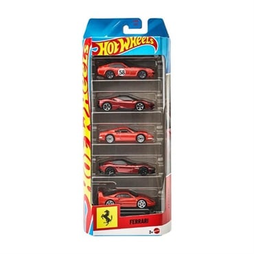 予約 2026年9月5日発売  JLN12-9866ホットウィール ベーシックカー フェラーリ 5カーパック お一人さま1点限り 0194735367887