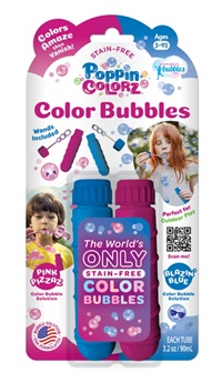 ブルー＆ピンクカラーバブルチューブ  0850026385410 しゃぼん玉(0850026385410)