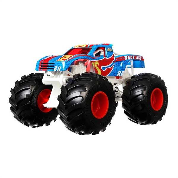 ホットウィール　モンスタートラック　ゴールド　カラー　3個セット　レースエース他 ホットウィール モンスタートラック ビッグサイズ レース