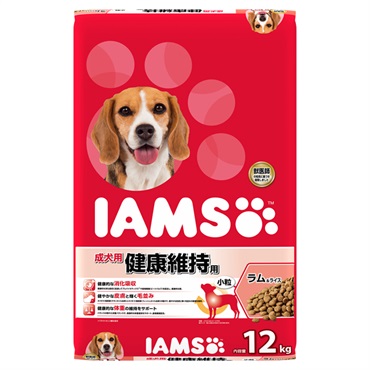 アイムス 成犬用 健康維持用 ラム＆ライス 小粒 12kg IAMS マースジャパンリミテッド