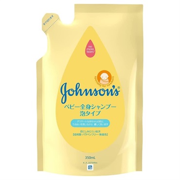 ジョンソン ベビー 全身シャンプー 泡タイプ 詰替 350ml 新生児～