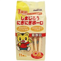 大阪前田製菓 しまじろうにぎにぎボーロ 11本入 1歳頃～ ベビー おやつ(2007920009364)