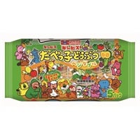 ギンビス たべっ子どうぶつ ベジタブル 5パック キッズ おやつ