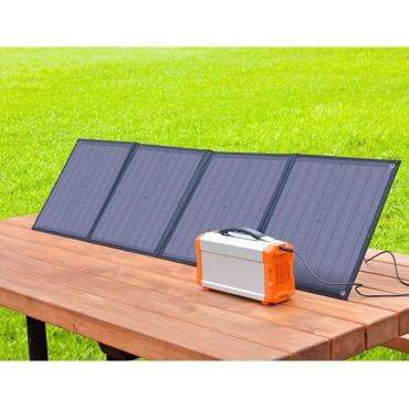 【新品 激安】120 W　折りたためる ポータブルソーラーパネル 日本企業による安心のサポート体制】 ソーラーパネル ポータブル