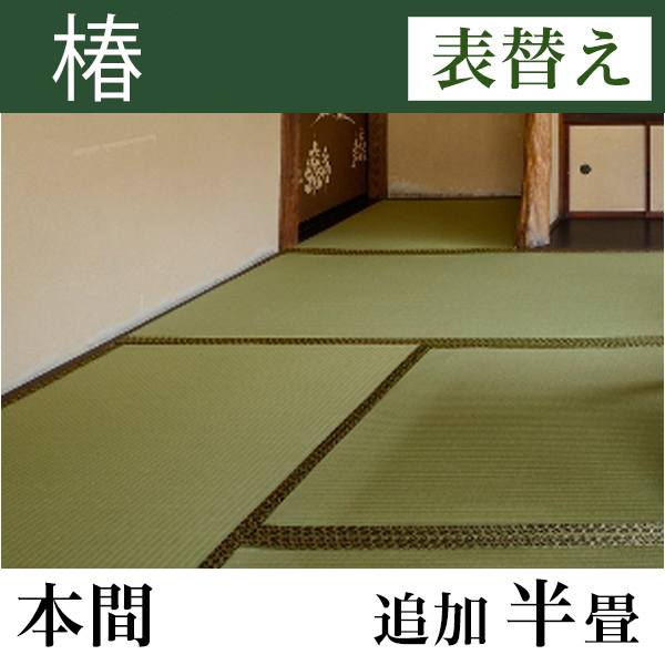 畳表替え 「椿」 本間サイズ(追加半畳)