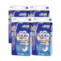 (夜用まとめ買いパック30枚×4個セット)ライフリーズレずに安心 紙パンツ用尿とりパッド 夜用まとめ買いパック 30枚×4個セット(３０枚×４)