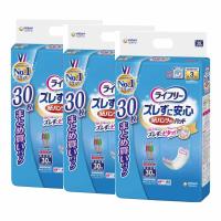 (長時間用まとめ買いパック30枚×3個セット)ライフリーズレずに安心 紙パンツ用尿とりパッド 長時間用まとめ買いパック 30枚×3個セット(30枚×３)