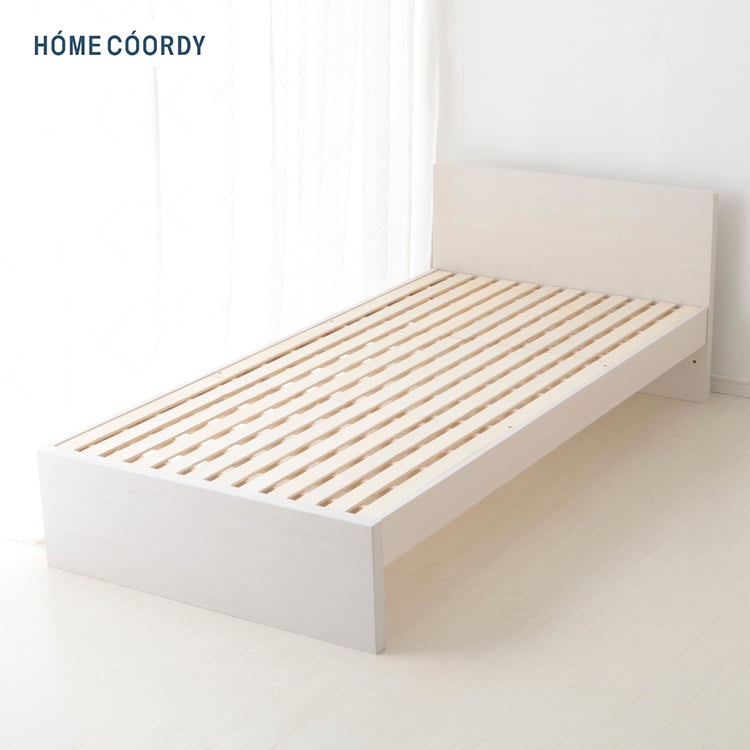 ホームコーディ ヘッドと収納が選べるベッドフレーム・フラットヘッド