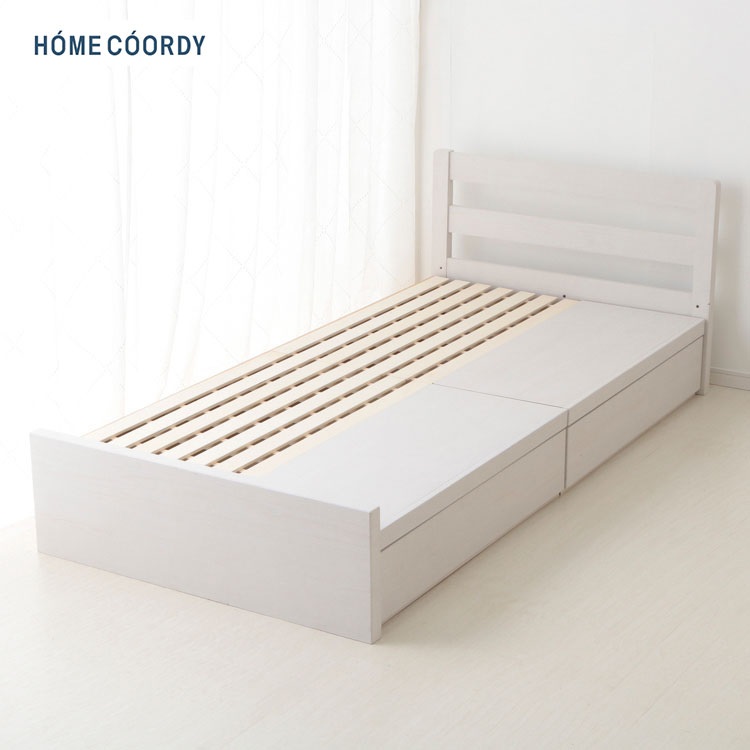 ホームコーディ ヘッドと収納が選べるベッドフレーム・格子ヘッド