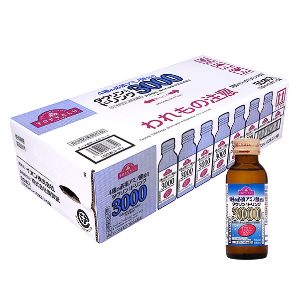 (従業員販売)  タウリン入りドリンク3000 100mL×50本 トップバリュ(100mL ×50本)
