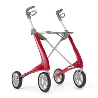 (従業員販売) バイエーカー カーボン・ウルトラライト コンパクト 歩行器 byACRE(ストロベリーレッド)