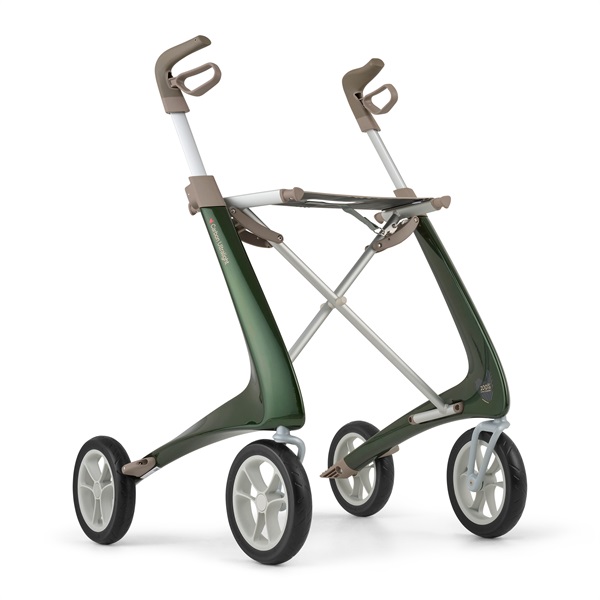 (従業員販売) バイエーカー カーボン・ウルトラライト コンパクト 歩行器 byACRE(ブリティッシュグリーン)