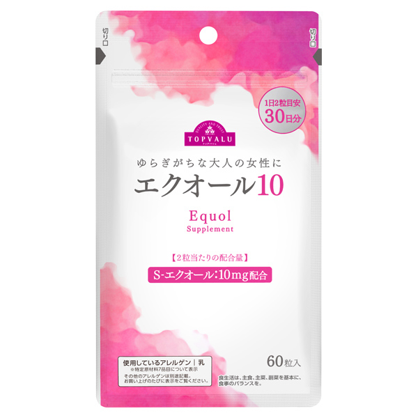 (従業員販売)   エクオール10  30日分 トップバリュ(60粒)