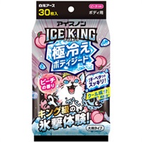 (従業員販売) アイスノン ICE KING 極冷えボディシート 30枚入(ピーチの香り 30枚入)