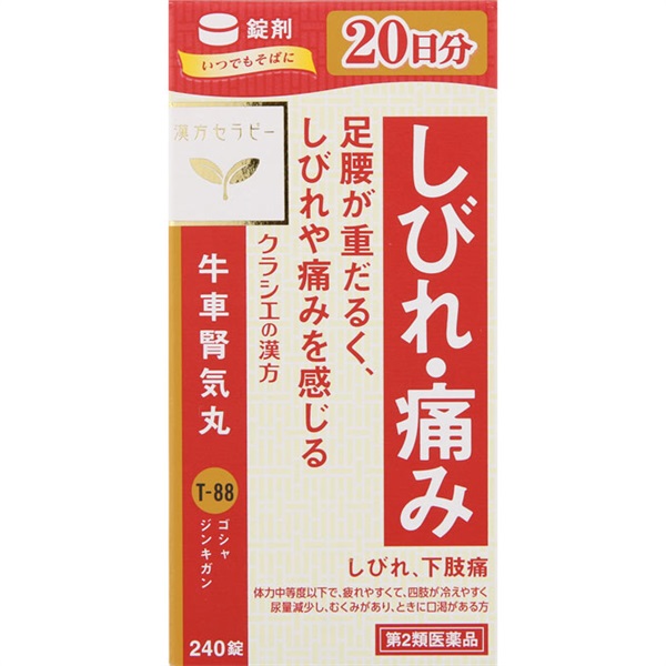 (従業員販売) クラシエ漢方 牛車腎気丸 エキス錠 【第2類医薬品】(240錠)