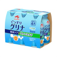 (従業員販売) グリナ 睡眠ケア＆ストレスケア ドリンクタイプ 100mL×6本 味の素 【機能性表示食品】(100mL×6本)