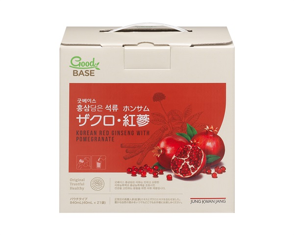 (従業員販売) 正官庄 ザクロ・紅蔘 40mL×21袋 韓国人蔘公社ジャパン(40mL×21袋)