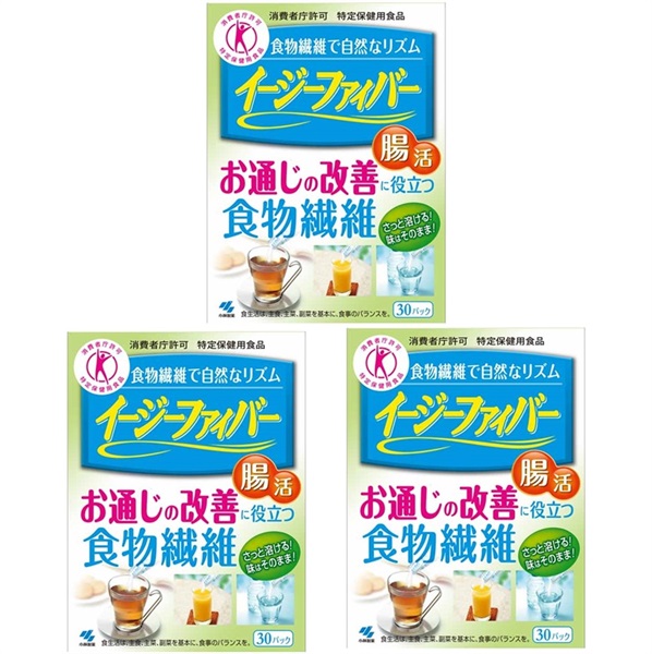 イージーファイバー トクホ 30パック まとめて3個 小林製薬 | イオン