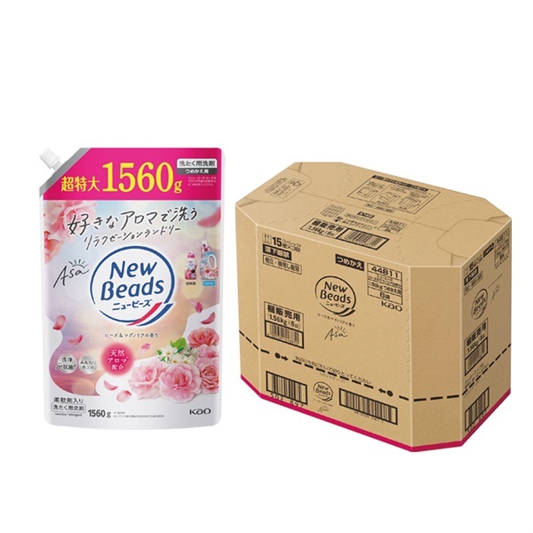 【専用出品】ローズ・オリアナ2枚セット 花王 ニュービーズ ローズ＆マグノリアの香り つめかえ用ケース