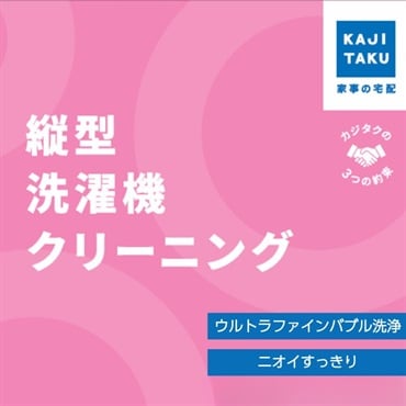 縦型洗濯機クリーニング