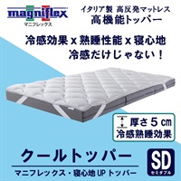 マニフレックス　クールトッパー(セミダブル)