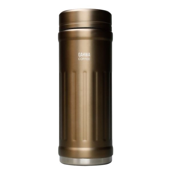 シービージャパン　カフアコーヒーボトル2　410mL　QAHWA　水筒(ベージュ)