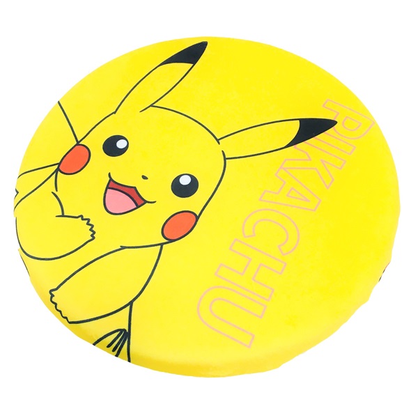 ポケモン　低反発もちもちシートクッション(ピカチュウ)