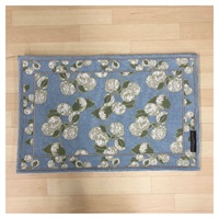 玄関マット ビバーナム 50×80cm(ブルー)