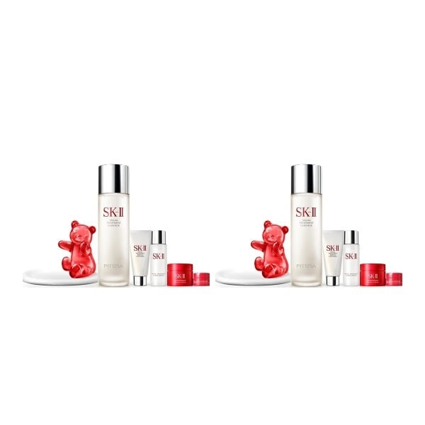 sk2 コフレ　新品未開封 SK-II24年クリスマスコフレ第1弾、真っ赤なポーチ付き！“人気