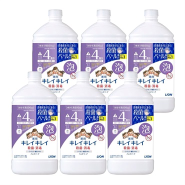 キレイキレイ 薬用泡ハンドソープ　詰め替え用 800ml　6個セット(フローラル×6)