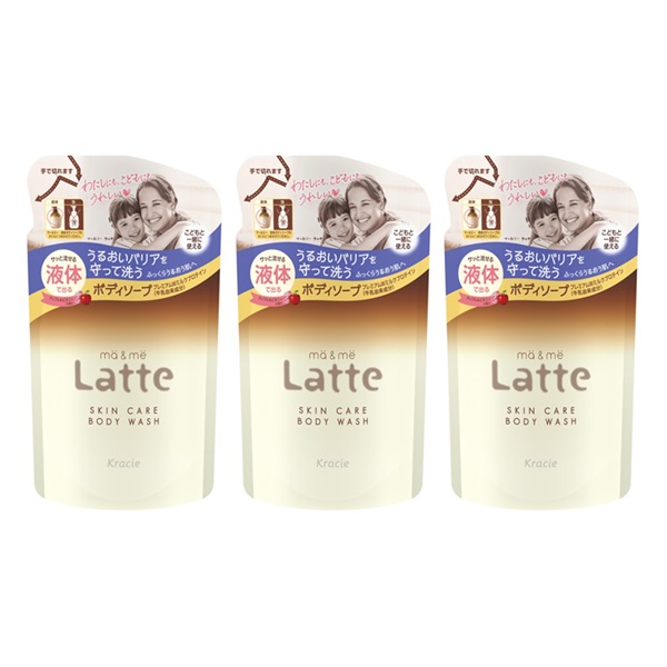 マー&ミー ボディソープ 詰替用 液体 3個セット  ma&me Latte クラシエ(360ml×3)