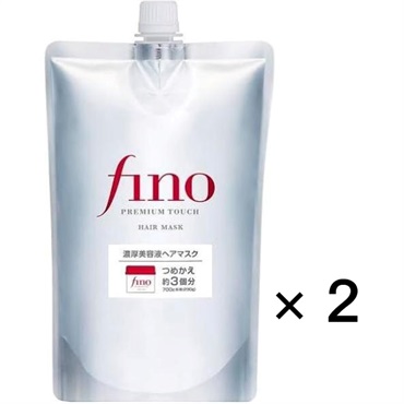 フィーノ プレミアムタッチ 浸透美容液ヘアマスク つめかえ 700g 2個セット fino