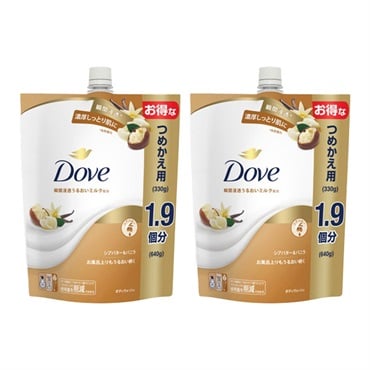 ダヴ ボディ ウォッシュ  シアバター＆バニラ つめかえ用 640g 2個セット ダヴ Dove ユニリーバ・ジャパン