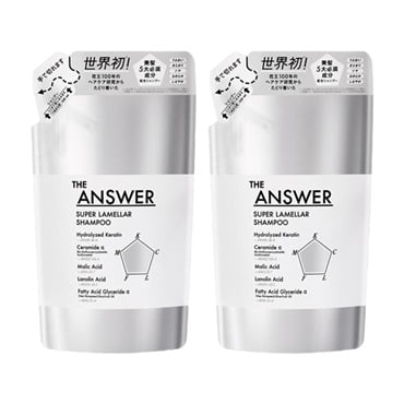 THE ANSWER  ジアンサー スーパーラメラシャンプー 替 320ml × 2個セット