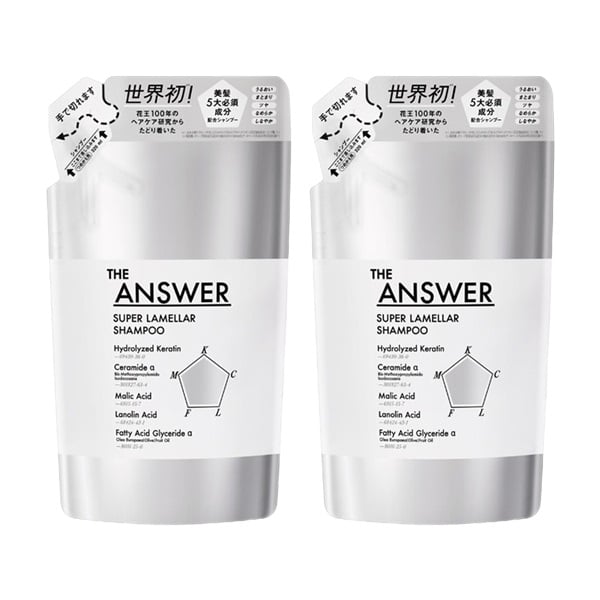 THE ANSWER  ジアンサー スーパーラメラシャンプー 替 320ml × 2個セット(320ml × 2個セット)