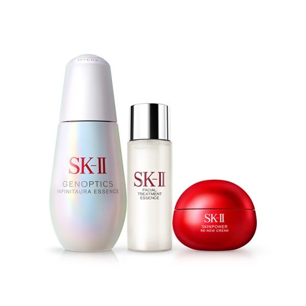 (ご予約商品) SK-II ジェノプティクス インフィニットオーラ エッセンス コフレ /美白美容液/sk2（エスケーツー）(コフレ)