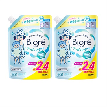 ビオレu ボディウォッシュ  液体タイプ   さっぱりさらさら つめかえ用大サイズ　780ml×2個セット