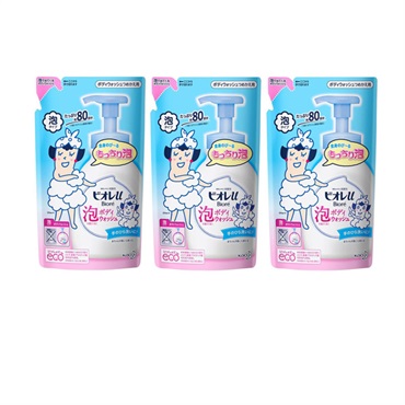 ビオレu 泡で出てくる ボディウォッシュ つめかえ用 480ml×3個セット