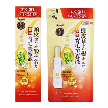 50の恵 頭皮健やか髪ふんわり薬用育毛美容液 ロート製薬　本体＋レフィルセット【医薬部外品】