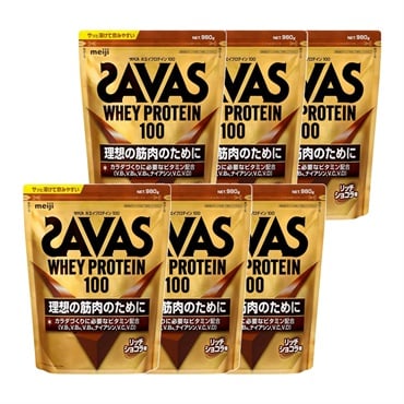 ザバス ホエイプロテイン100 リッチショコラ味 980g まとめて6個