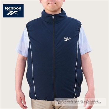 Reebok　ファンベスト　モバイルバッテリー対応（USB-Aタイプ）(ネイビー-S)