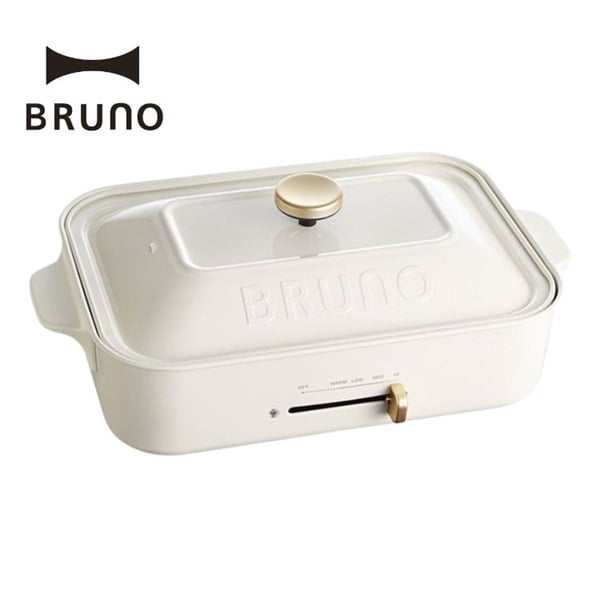 BRUNO　コンパクトホットプレート　BOE021(BOE021-WH)