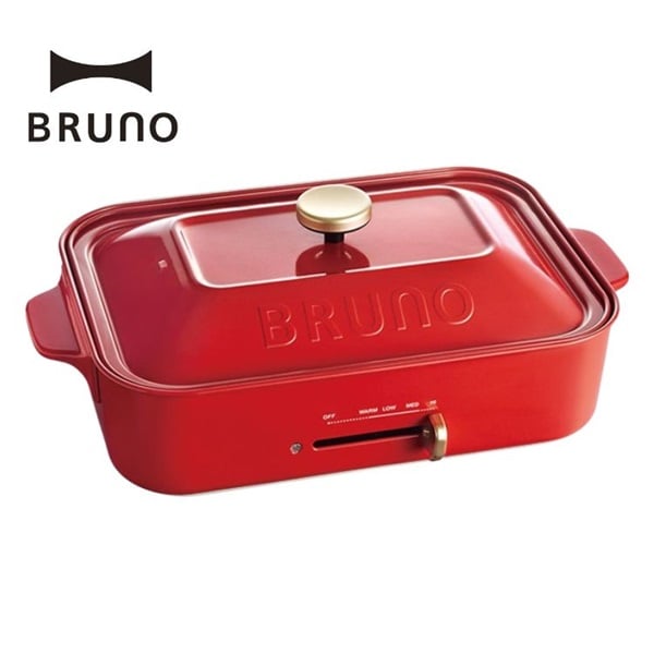 BRUNO　コンパクトホットプレート　BOE021(BOE021-RD)