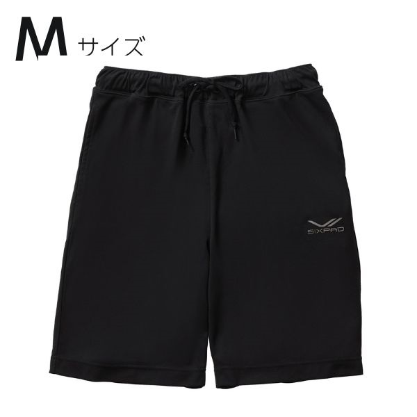Recovery Wear スリープパンツ　ハーフ(黒-M)