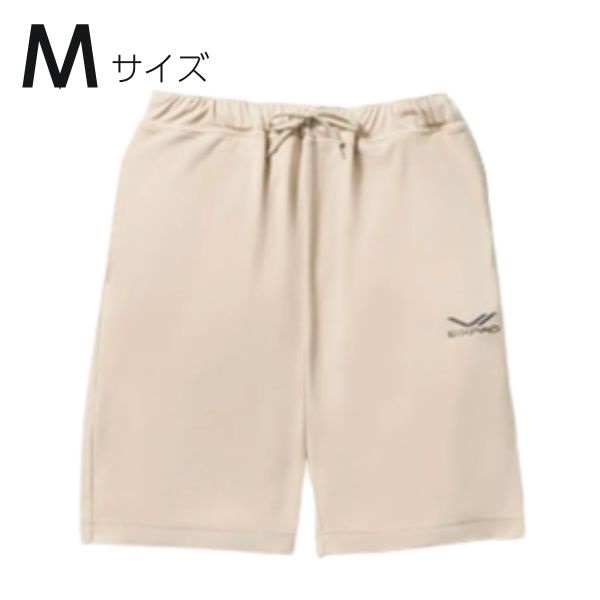 Recovery Wear スリープパンツ　ハーフ(羊毛色-M)