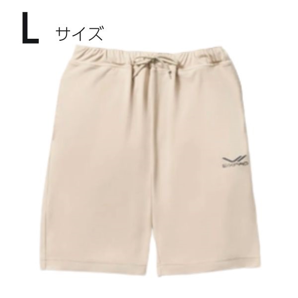 Recovery Wear スリープパンツ　ハーフ(羊毛色-L)