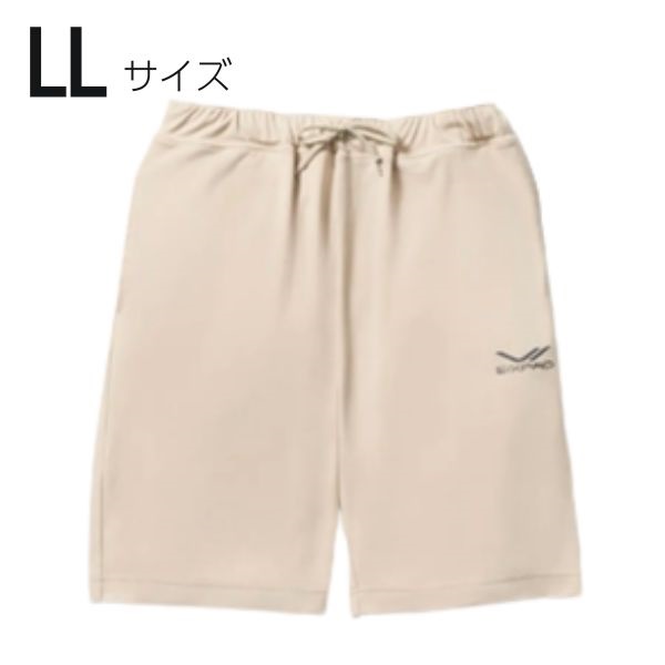 Recovery Wear スリープパンツ　ハーフ(羊毛色-LL)
