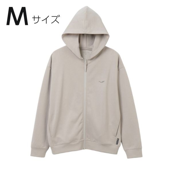 SIXPAD Recovery Wear Zip Hoodie(灰-M)